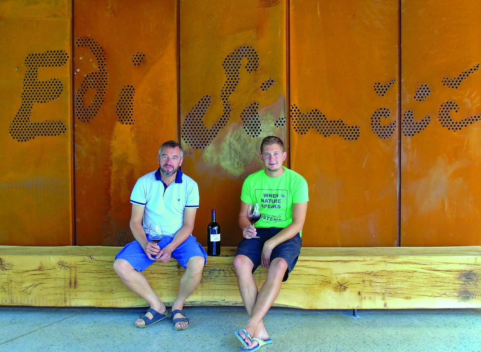 Aleks in njegov sin Jure