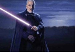 Kot grof Dooku v Vojni zvezd