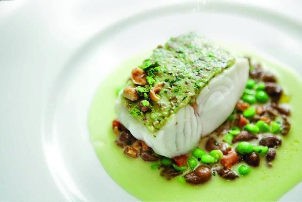 Riba po Ducassovo v angleškem hotelu Dorchester - 3 zvezdice Michelin