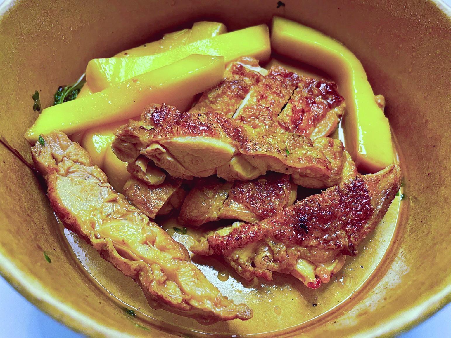 Teriyaki piščanec z mangom