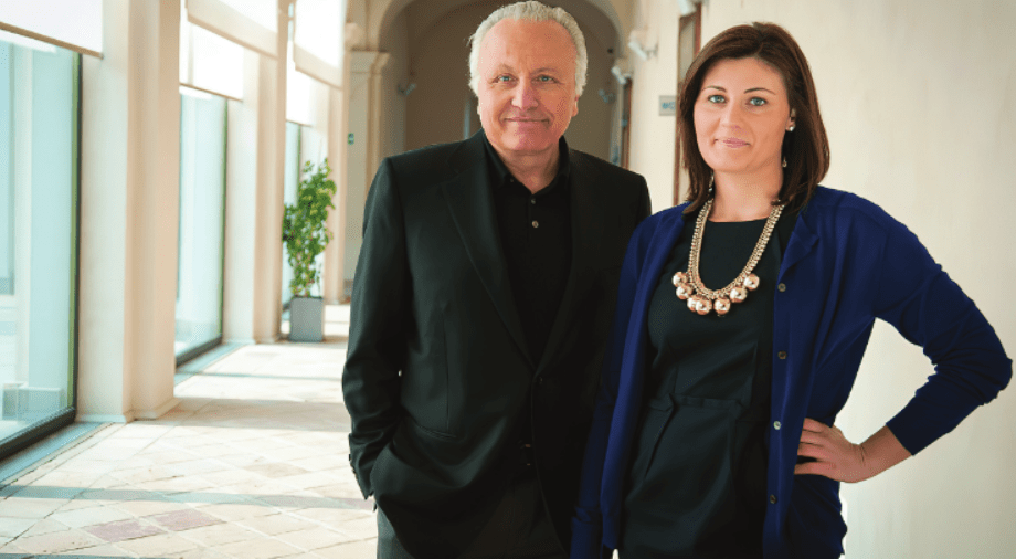 Angelo Gaja s svojo hčero Gaio