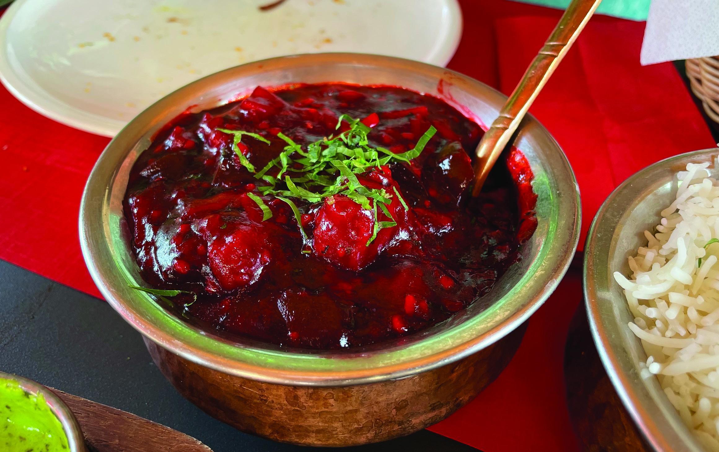 Gamberi v čilijevi omaki.