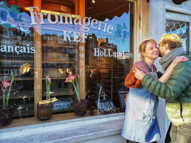 Bijdendijk z lastnico sirnega butika Kef.