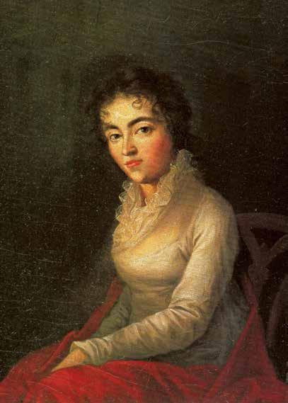 Constanze Mozart, njegova žena.