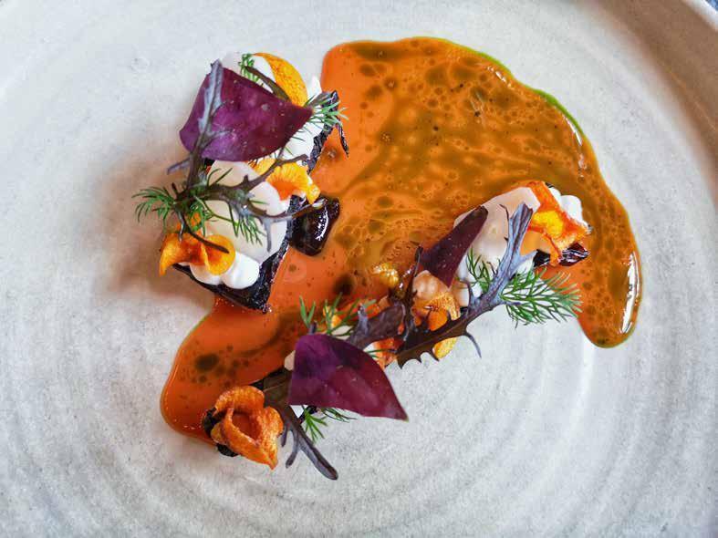 Fermentirano korenje z omako korenja.