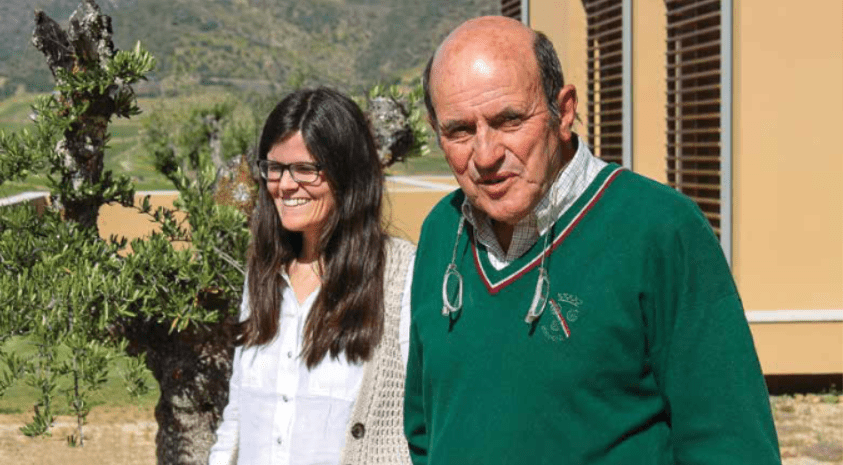 Francisco Javier de Oalazabal s hčero - Quinta do Vale do Meao
