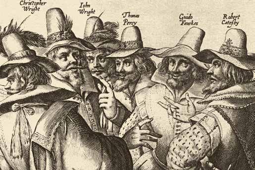Zarotniki - Guy (Guido) Fawkes je drugi iz desne.