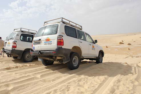 Puščava je le za izkušene voznike.