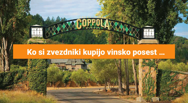 Ko si zvezdniki kupijo vinsko posest …