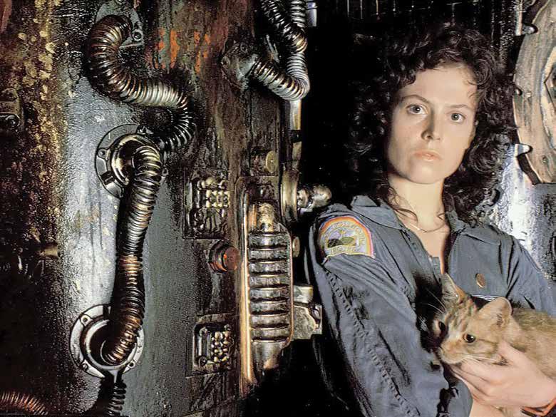 Alien je igralko Sigourney Weaver katapultiral v prvo ligo