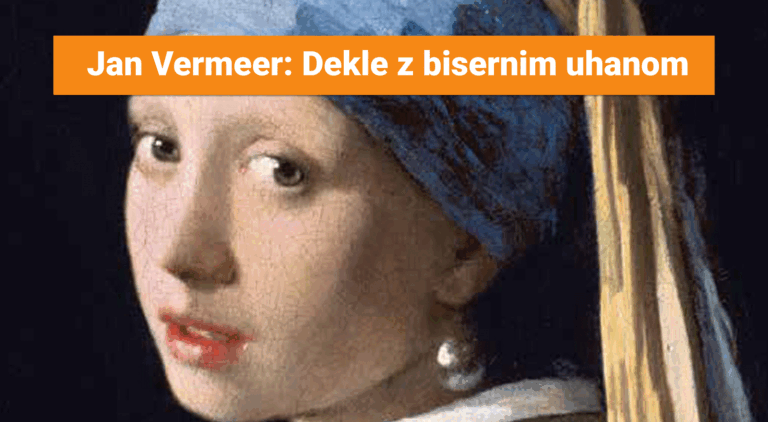 Jan Vermeer: Dekle z bisernim uhanom (1665/1667)