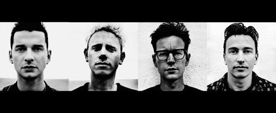 Dave Gaham, Martin Gore, Andy Fletcher in Alan Wilder.