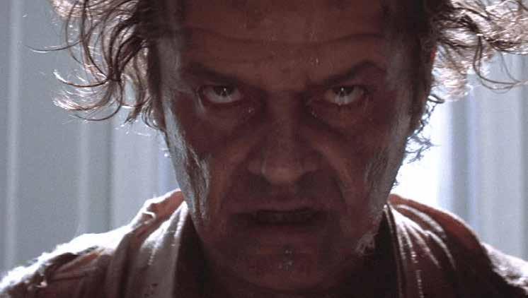Jack Nicholson kot poosebljeni hudič iz filma Čarovnice iz Eastwicka.
