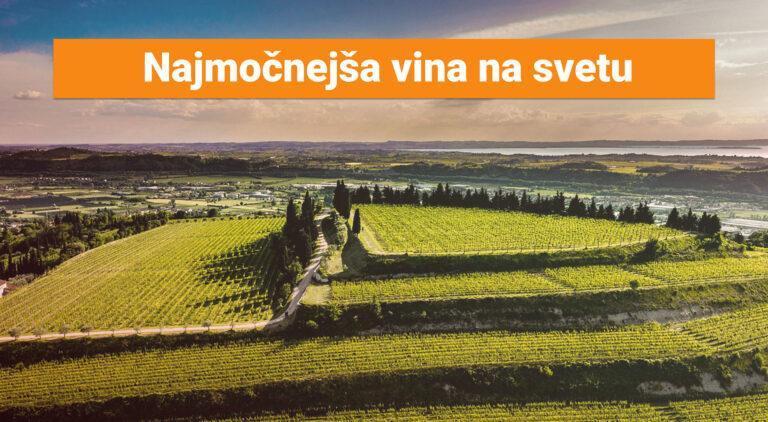 Najmočnejša vina na svetu