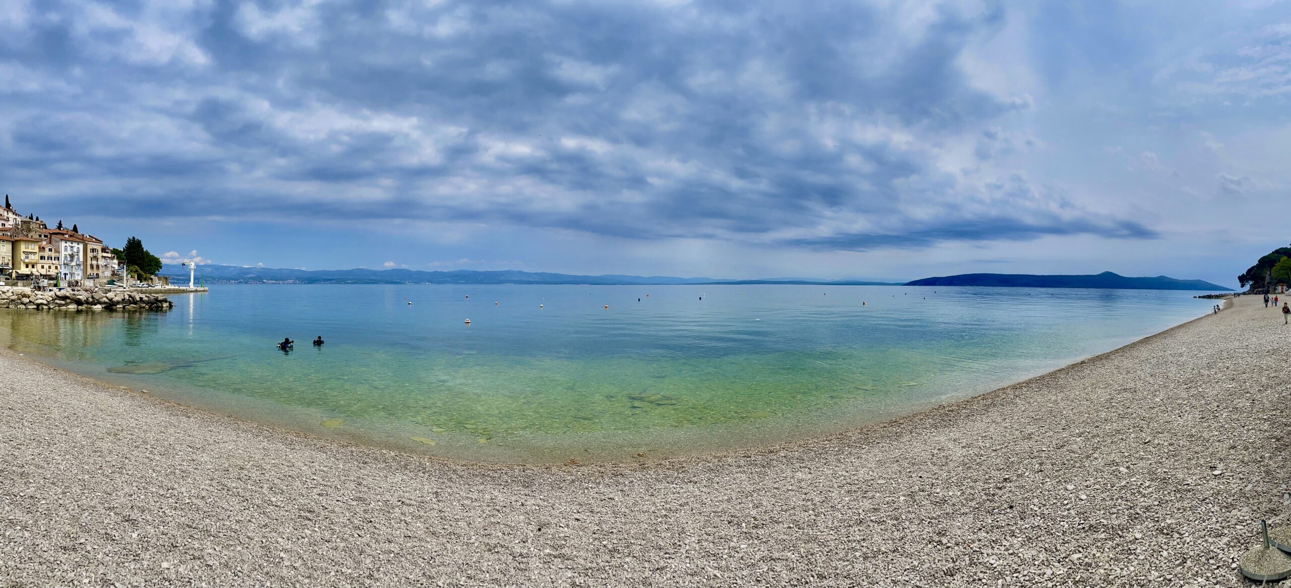 Pogled iz restavracije.