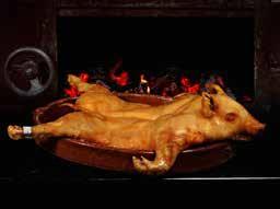 Cochinillo segoviano - pujsek po segovijsko v restavraciji