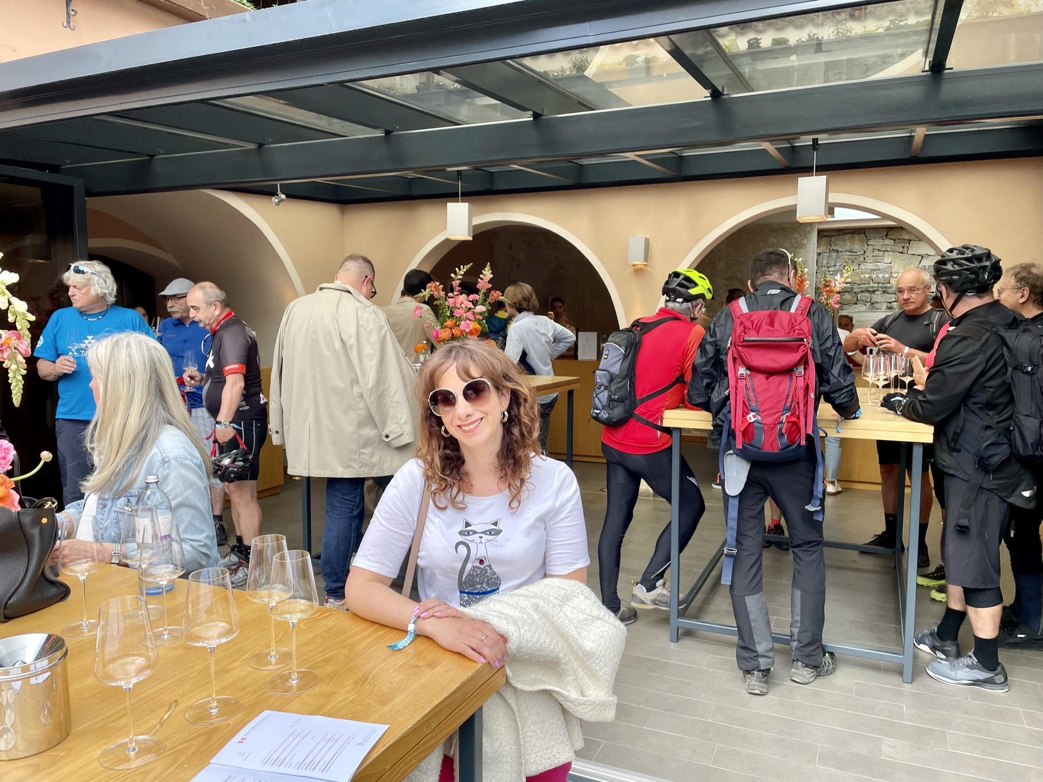 Med kolesarji pri Tegenseerhof