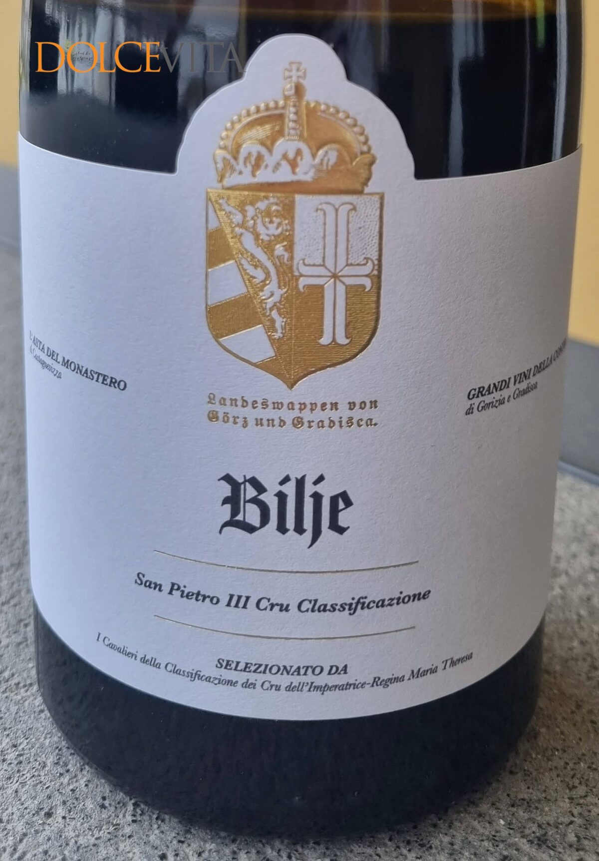 VINI NOUE MARINIČ – ERIGONE Bilje San Pietro III Cru Classificazione 2021