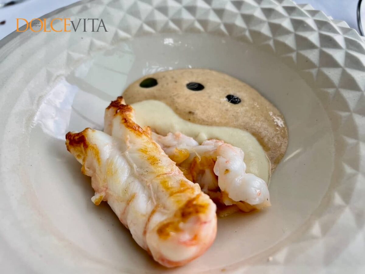 Škampovi repki na žaru.