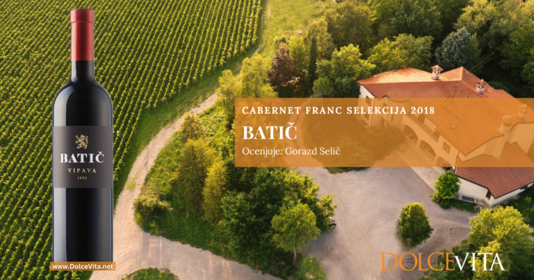 Batič – cabernet franc selekcija 2018