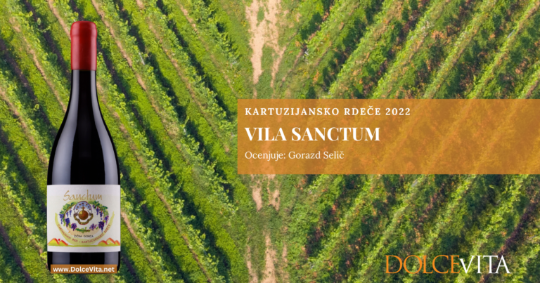 Vila Sanctum – Kartuzijansko rdeče 2022